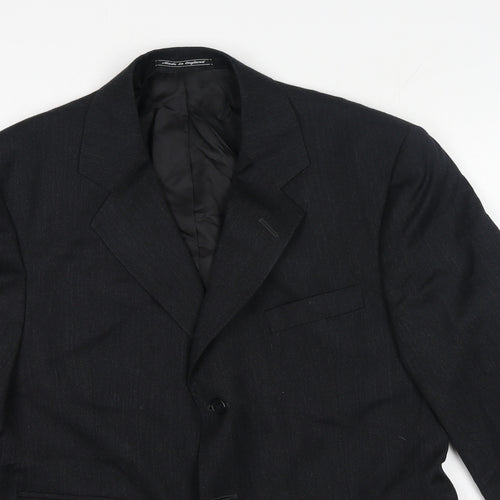 Bladen Mens Black Wool Jacket Suit Jacket Size 40