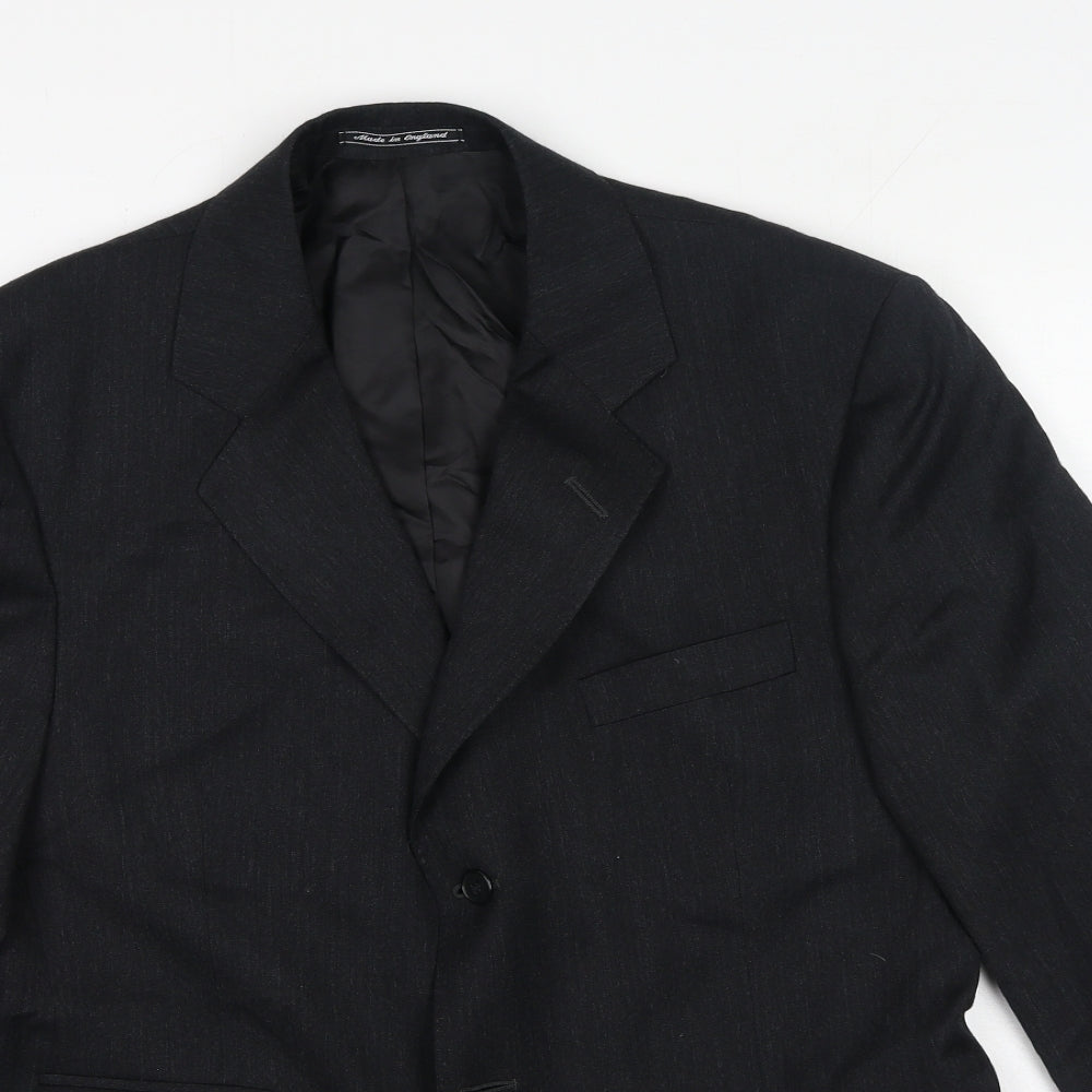 Bladen Mens Black Wool Jacket Suit Jacket Size 40