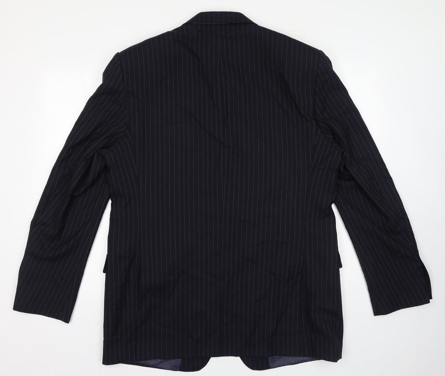 Marks and Spencer Mens Black Wool Jacket Suit Jacket Size 44