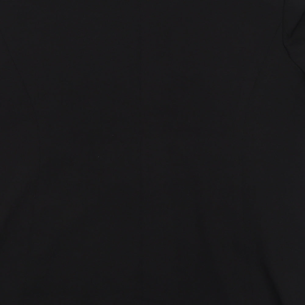 Papaya Womens Black Jacket Blazer Size 16