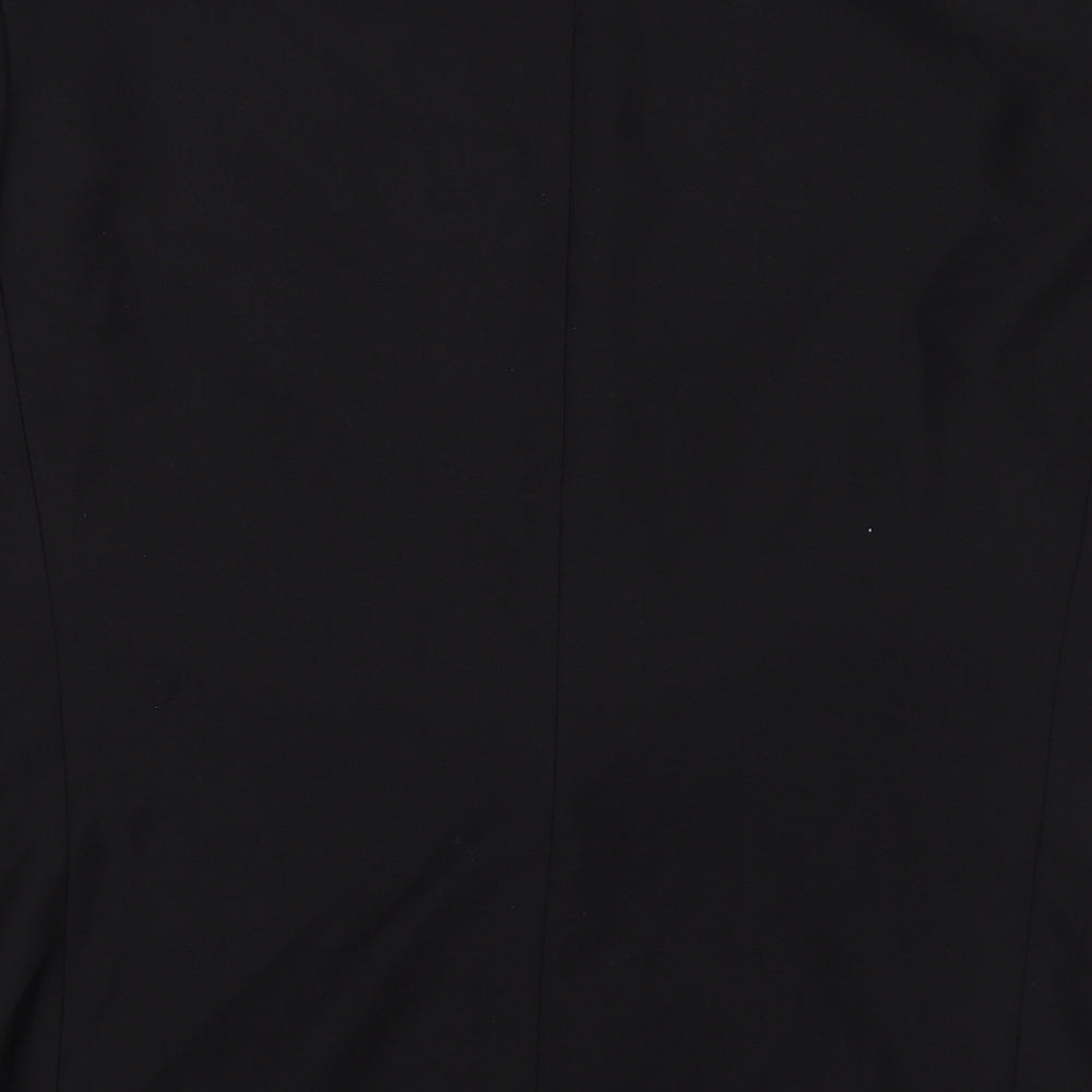 Copperstone Mens Black Polyester Jacket Suit Jacket Size 42