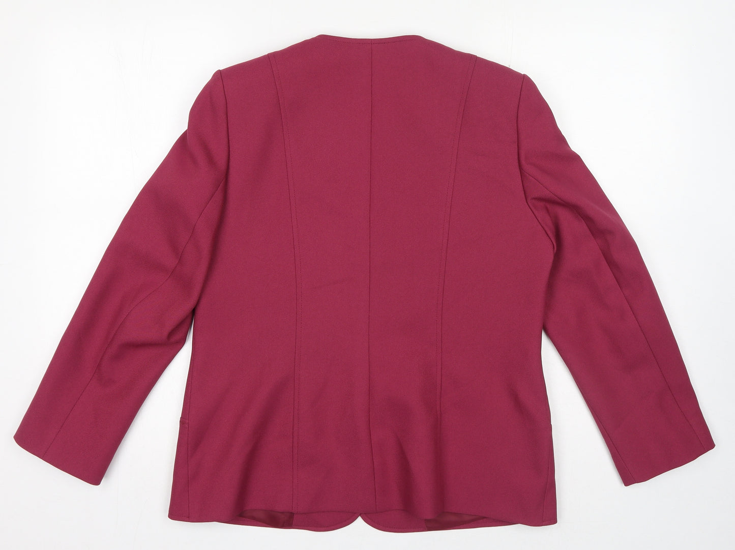 Eastex Womens Purple Jacket Blazer Size 10 Button