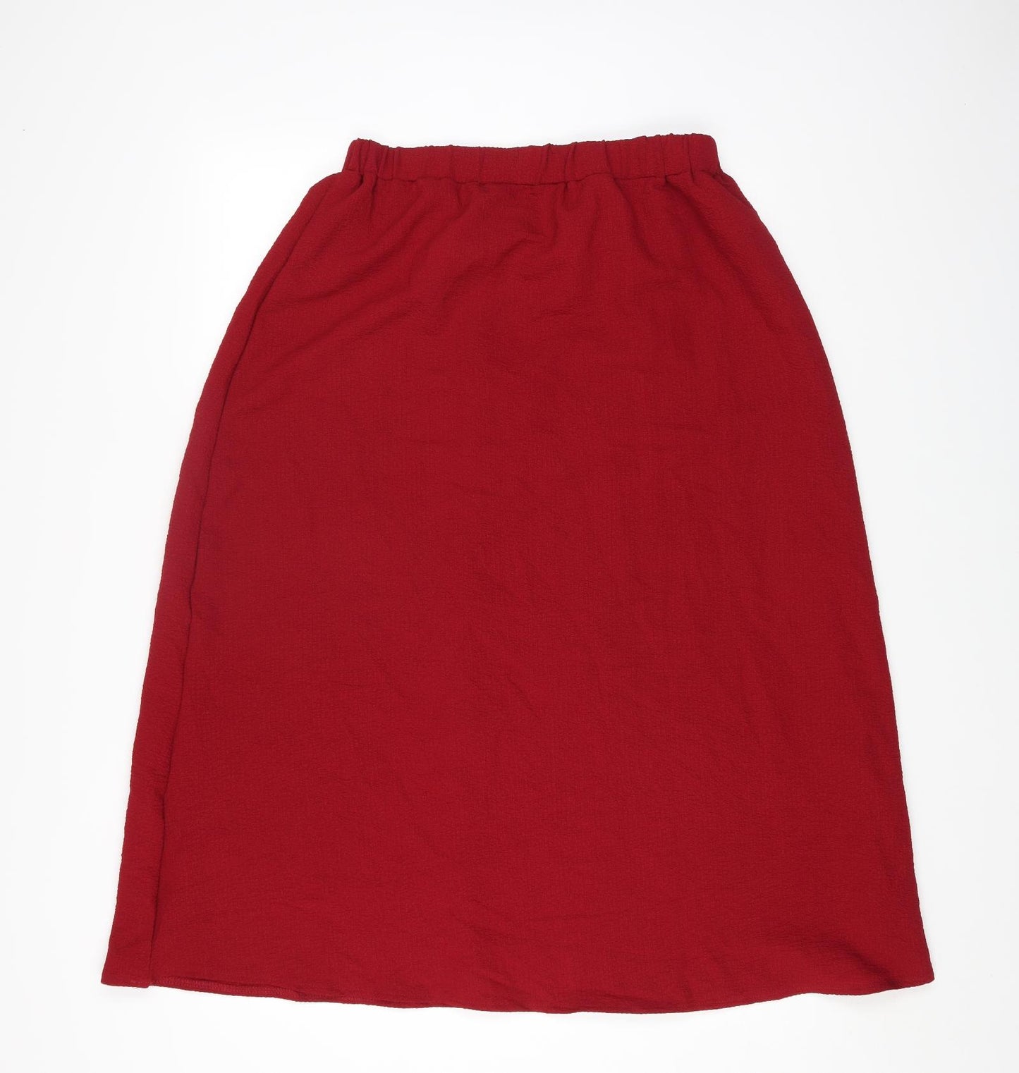 SheIn Womens Red Polyester Maxi Skirt Size XL