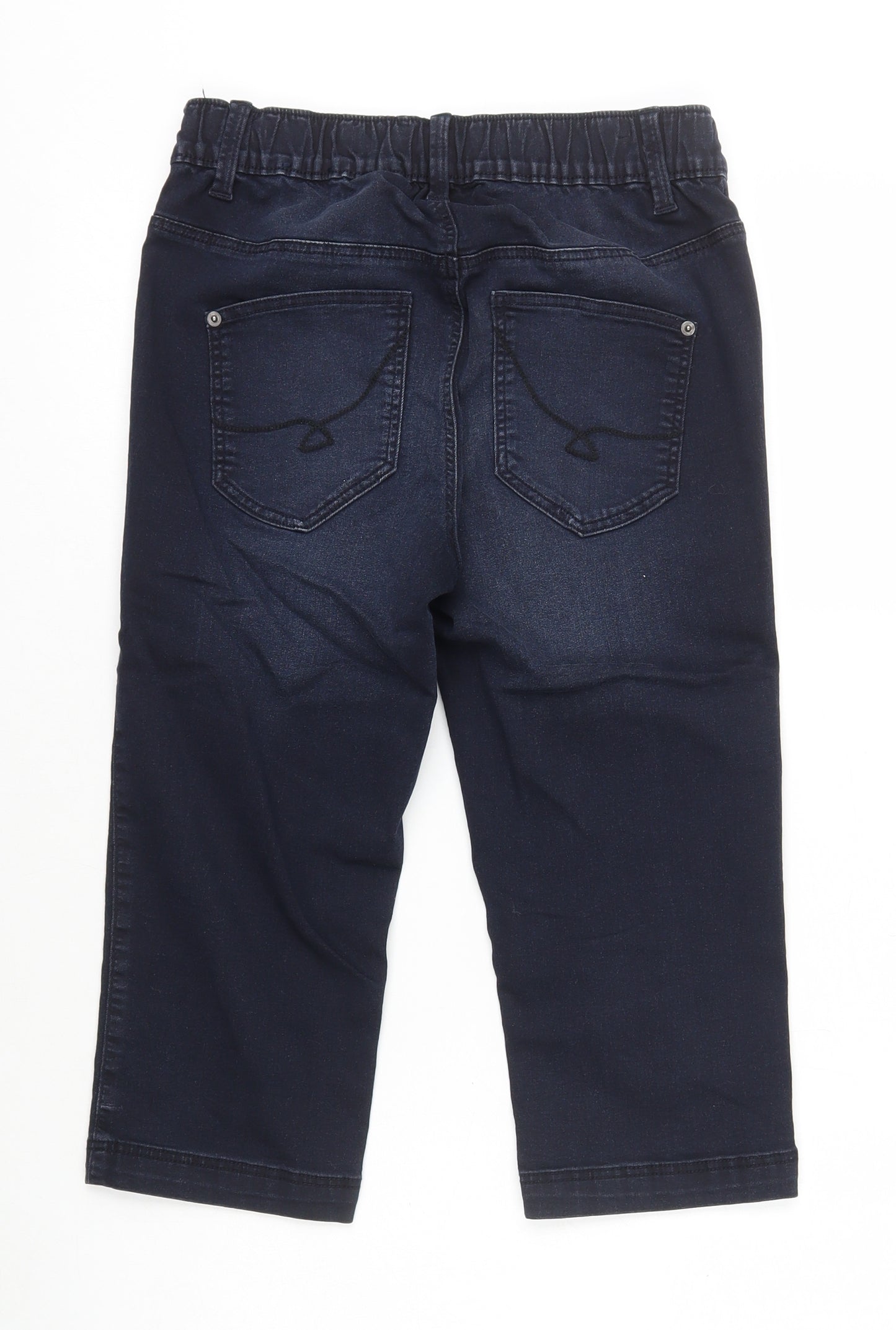 Ms Mode Girls Blue Cotton Straight Jeans Size 14 Years Regular