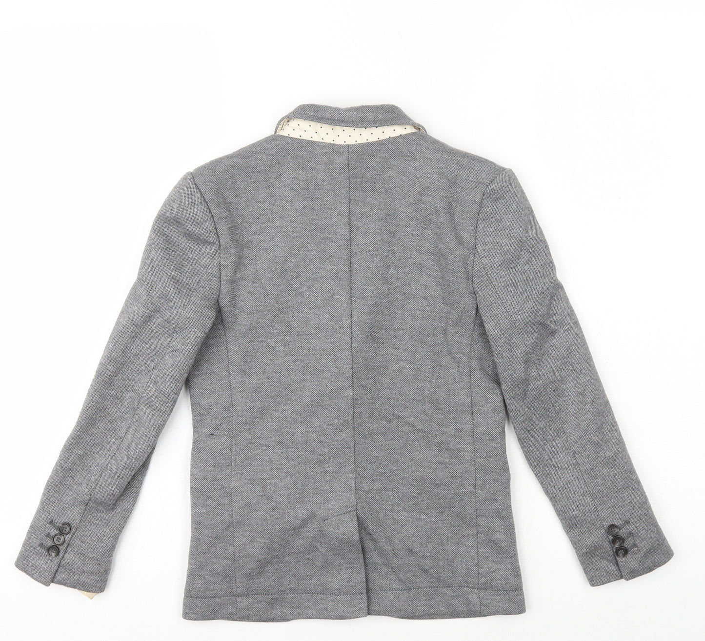 River Island Boys Grey Jacket Blazer Size 8 Years Button