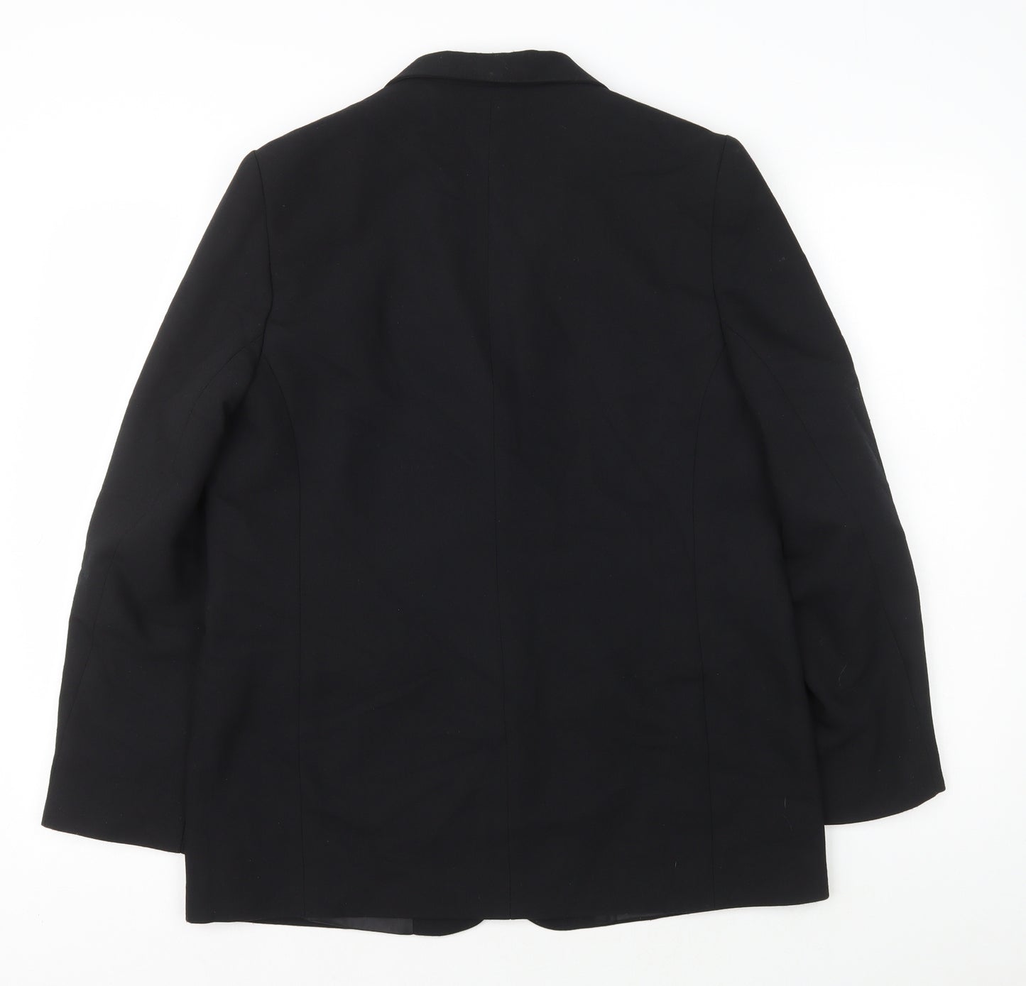 Bonmarché Womens Black Polyester Jacket Blazer Size 14