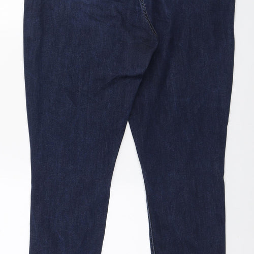 Levi's Womens Blue Cotton Skinny Jeans Size 34 in L31 in Regular Zip