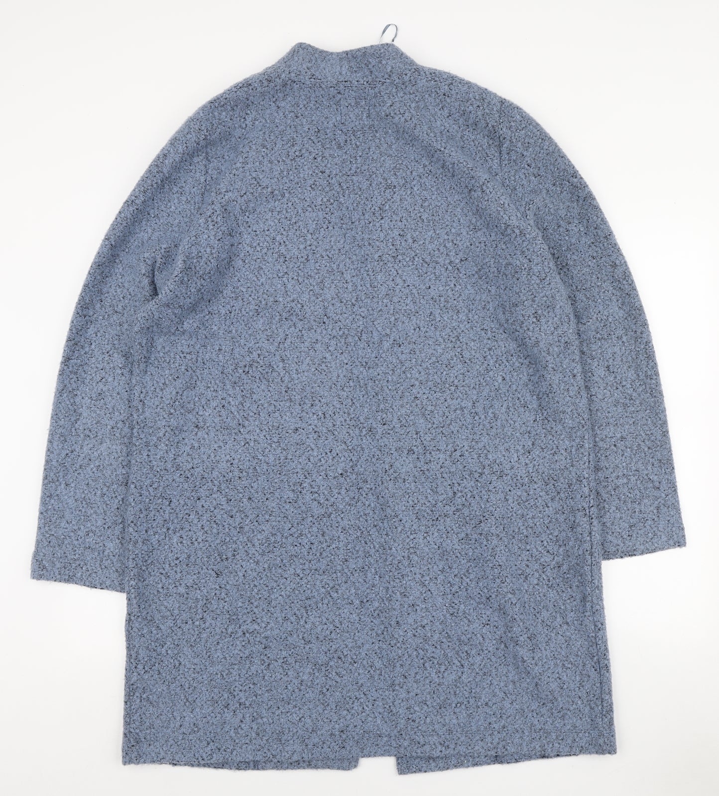 TU Womens Blue Overcoat Coatigan Size L
