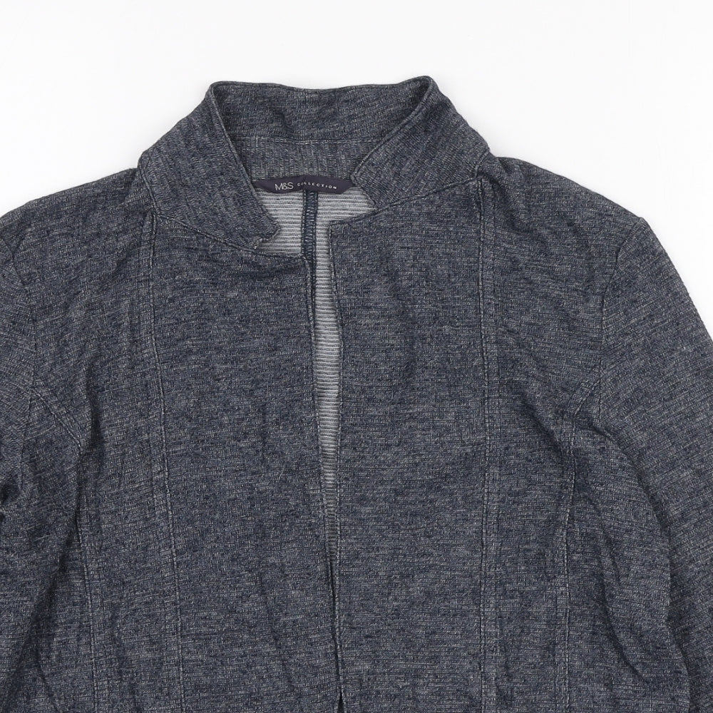 Marks and Spencer Womens Blue Jacket Blazer Size 10