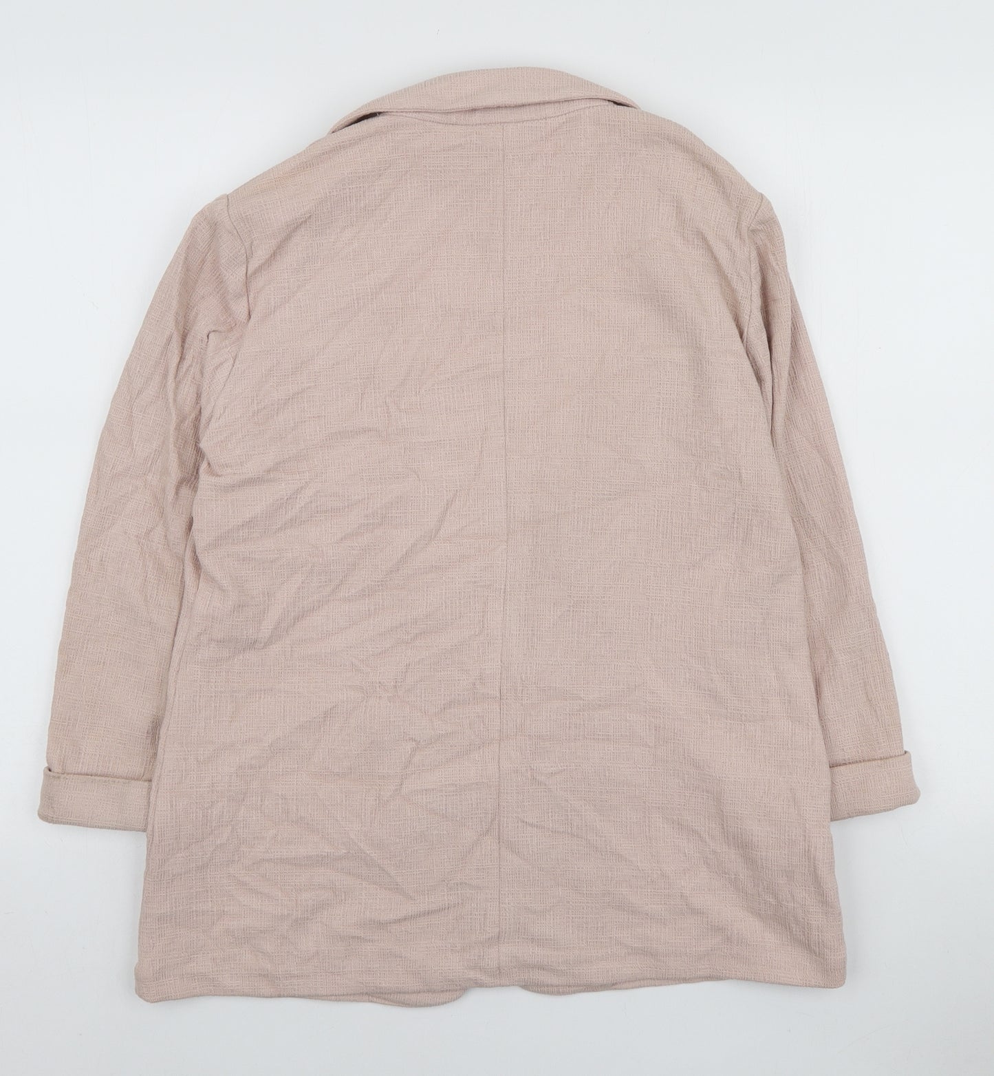 New Look Womens Pink Jacket Blazer Size 12