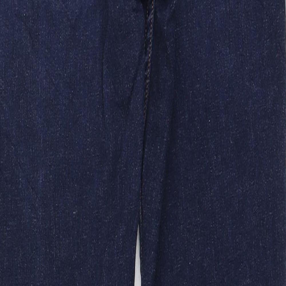 White Stuff Womens Blue Polyester Skinny Jeans Size 10 L29 in Regular Zip