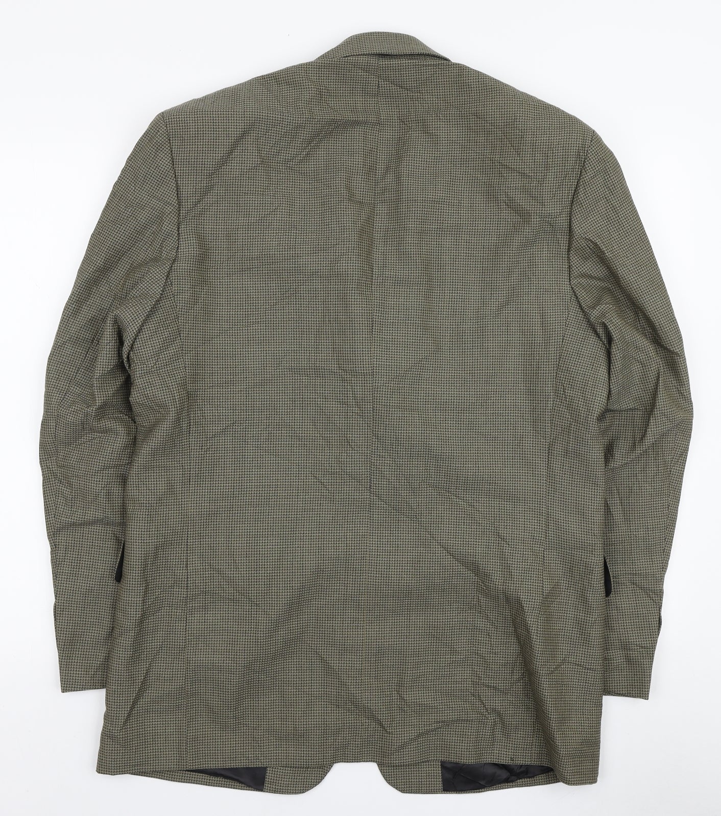 Principles Mens Green Check Wool Jacket Blazer Size 40