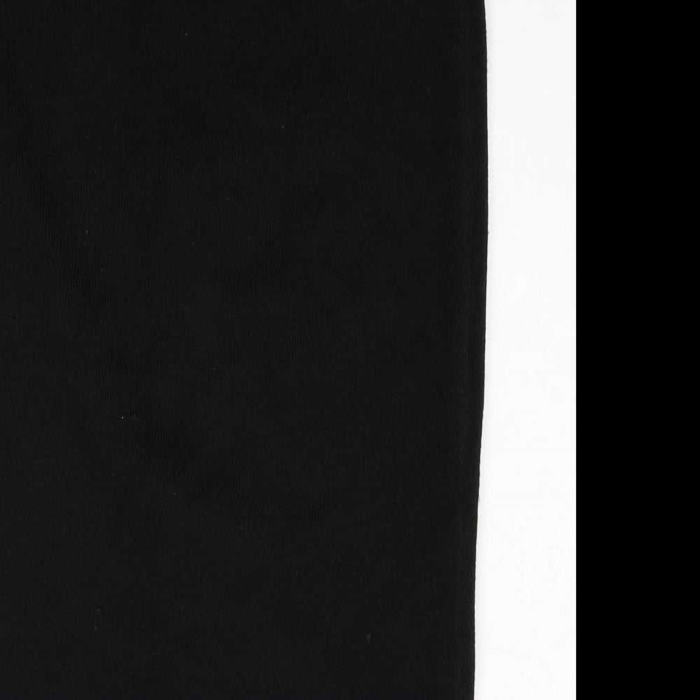 Marks and Spencer Womens Black Acrylic Straight & Pencil Skirt Size S