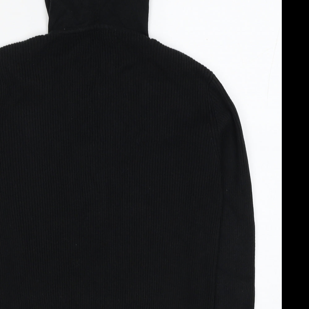 George Boys Black Cotton Pullover Hoodie Size 6-7 Years Pullover