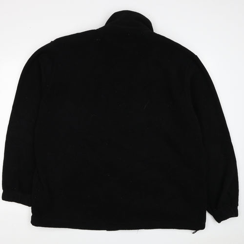 MIG Mens Black Jacket Size XL Zip - Mud Ice Gravel