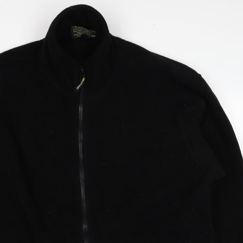 MIG Mens Black Jacket Size XL Zip - Mud Ice Gravel