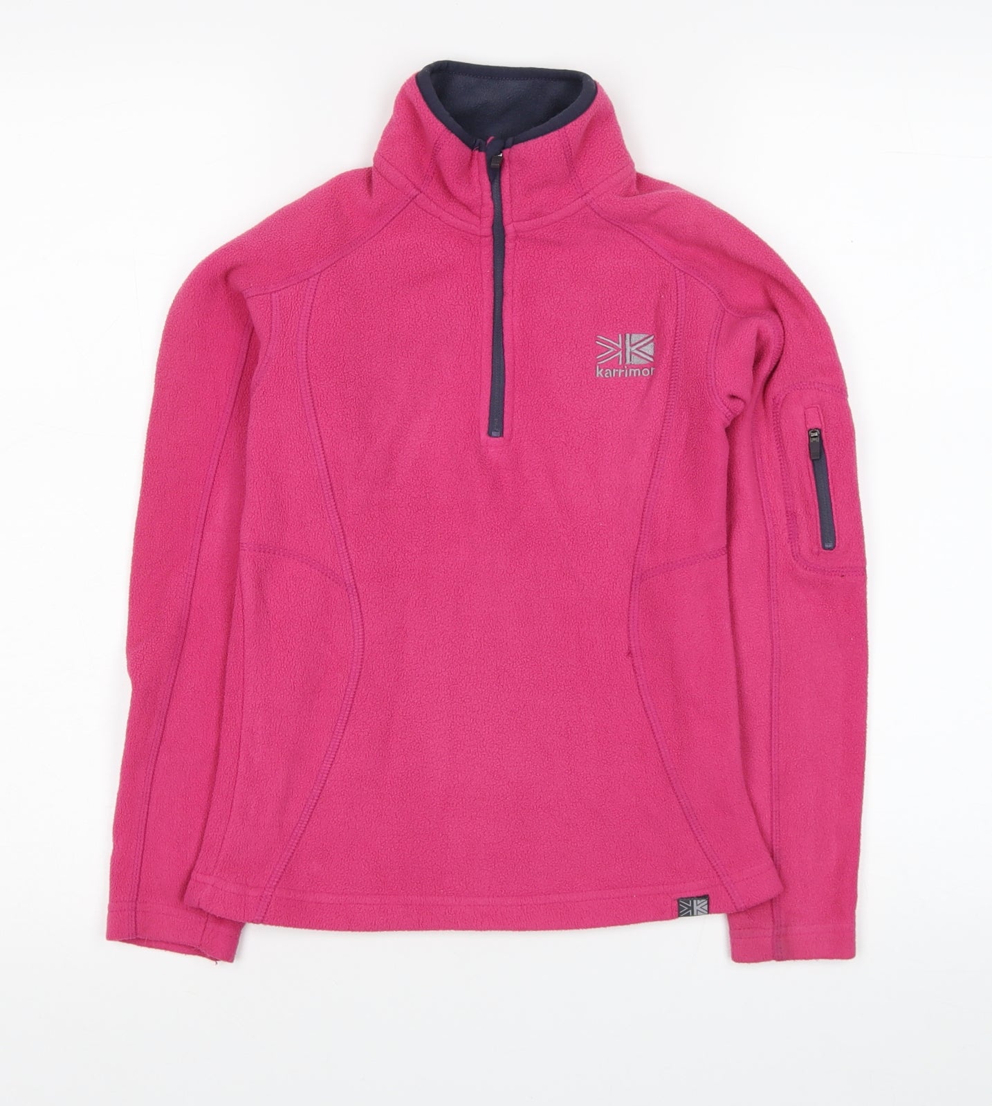 Karrimor Girls Pink Polyester Pullover Sweatshirt Size 7-8 Years Pullover