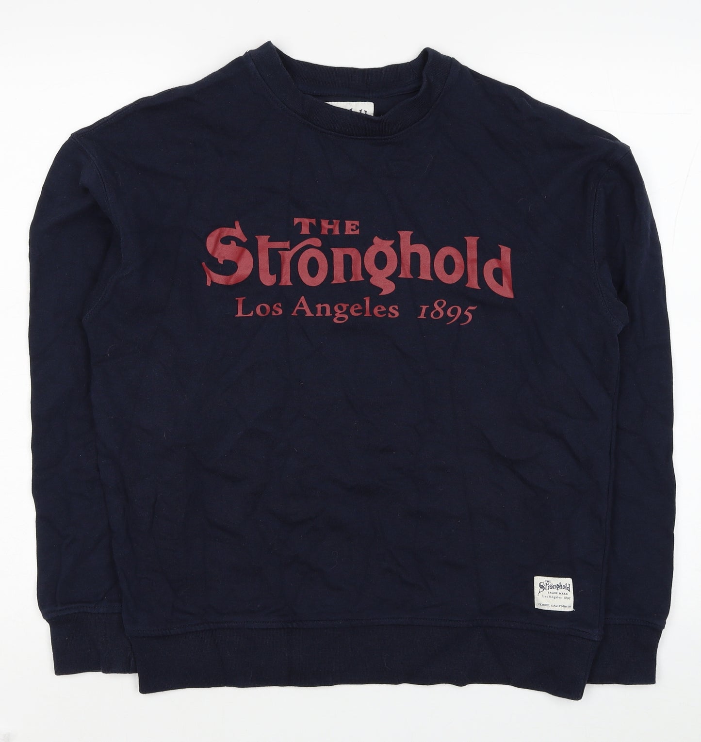 Primark Mens Blue Cotton Pullover Sweatshirt Size S - The Stronghold Los Angeles 1895