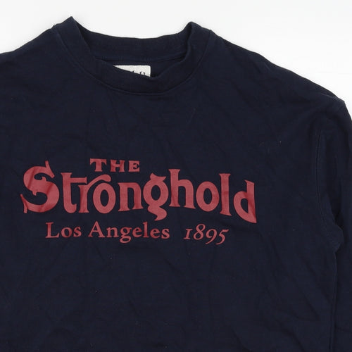 Primark Mens Blue Cotton Pullover Sweatshirt Size S - The Stronghold Los Angeles 1895