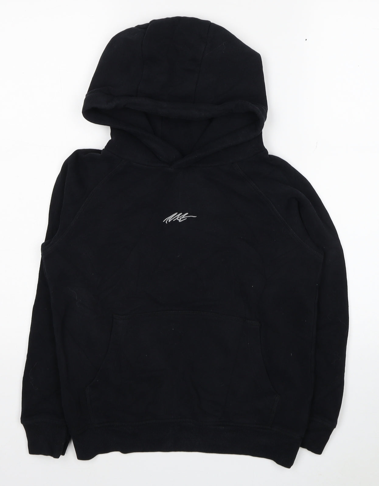 NEXT Boys Black Cotton Pullover Hoodie Size 9 Years Pullover