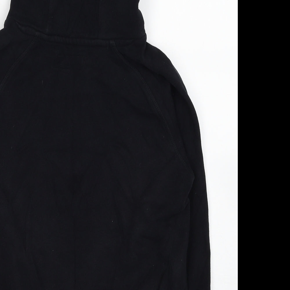NEXT Boys Black Cotton Pullover Hoodie Size 9 Years Pullover
