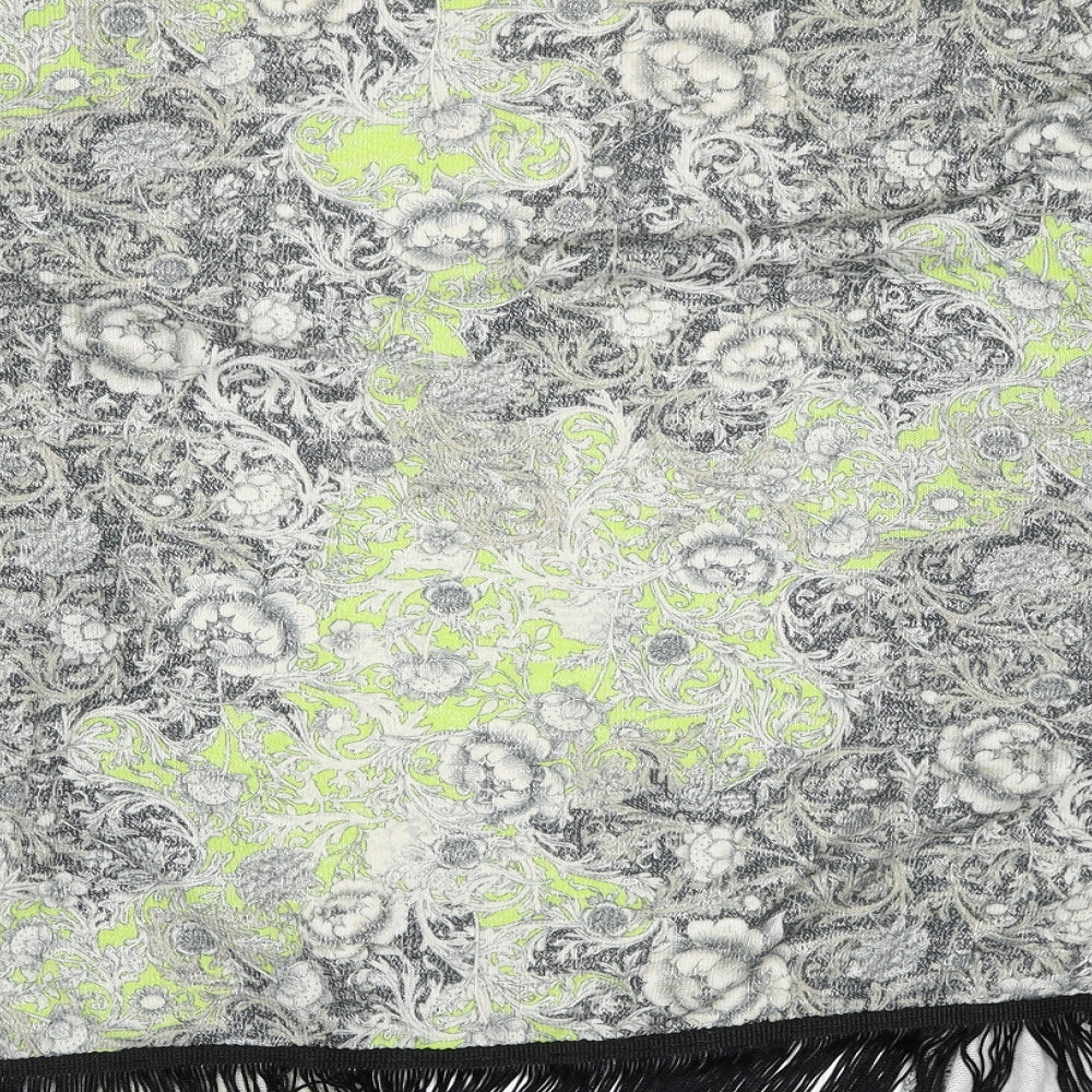 Atmosphere Womens Multicoloured Floral Polyester Kimono Blouse Size S V-Neck