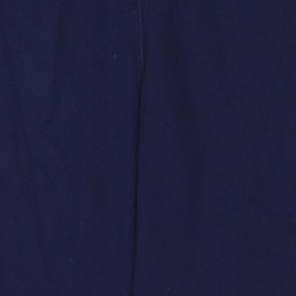 Polo Ralph Lauren Womens Blue Cotton Track Pants Trousers Size L L27 in Regular Drawstring