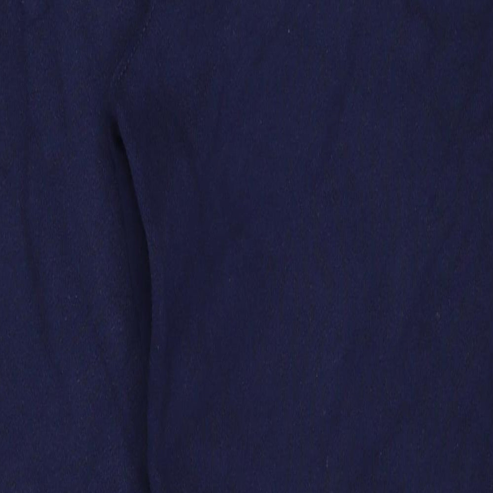 Polo Ralph Lauren Womens Blue Cotton Track Pants Trousers Size L L27 in Regular Drawstring