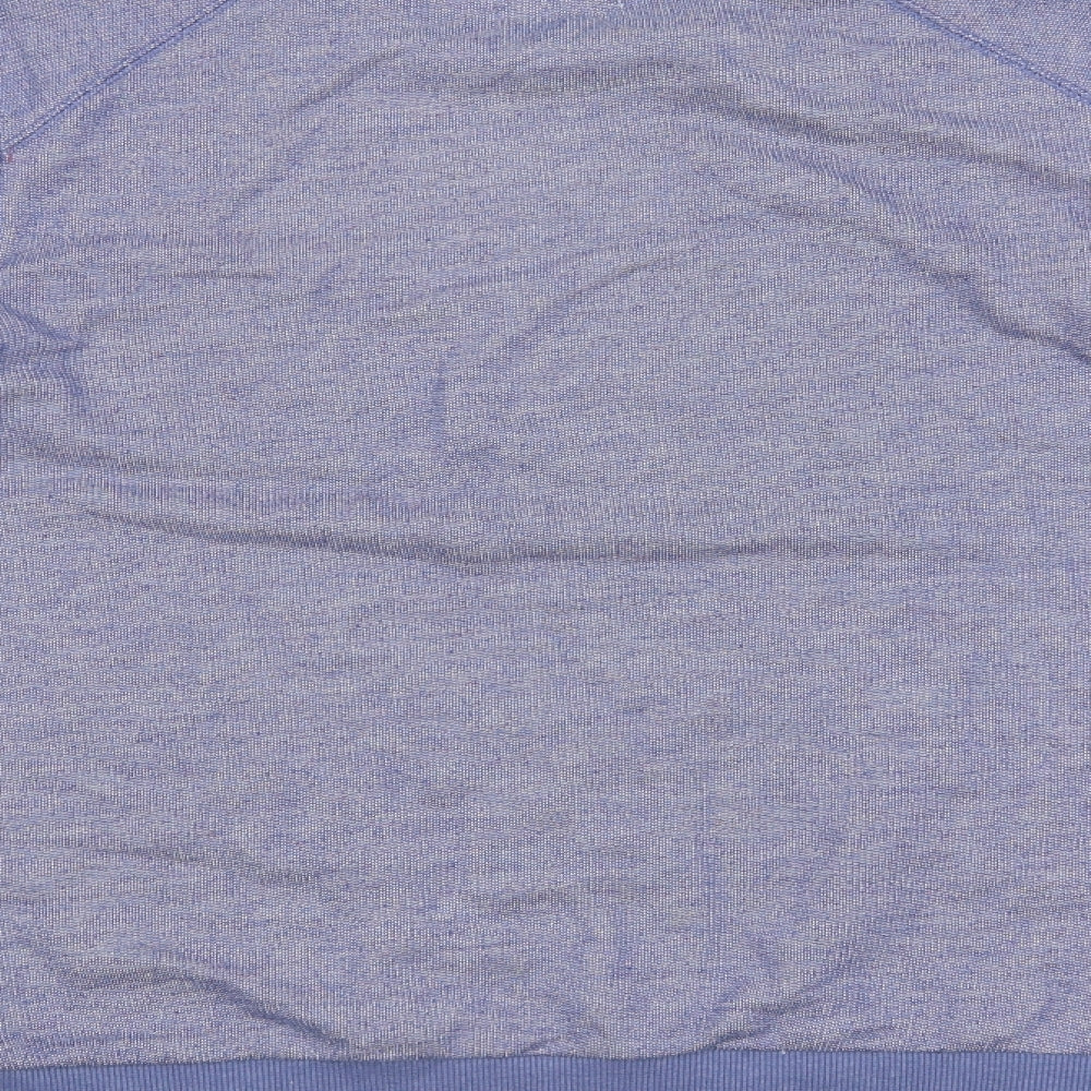 Boxfresh Mens Blue Round Neck Polyester Pullover Jumper Size L