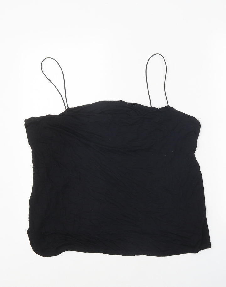 Dorothy Perkins Womens Blue Polyester Camisole Tank Size 14 Square Neck