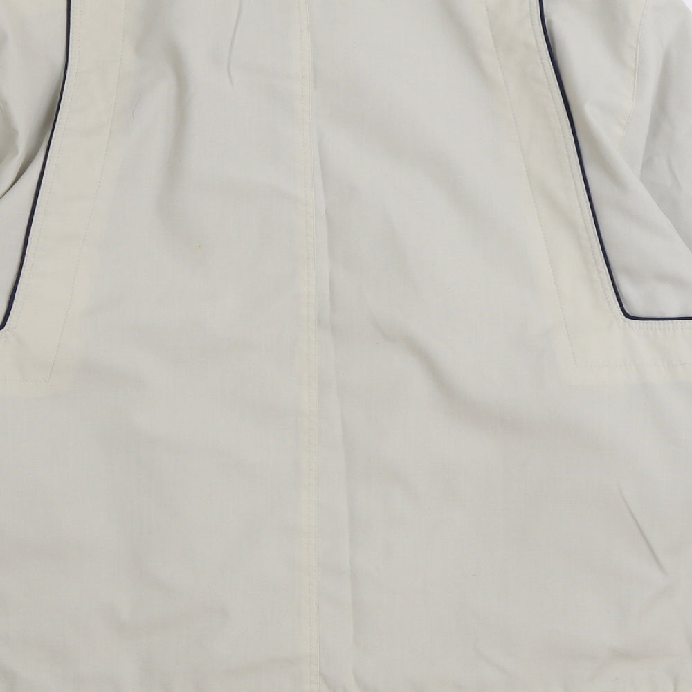 NuAge Womens Beige Jacket Size 16 Zip