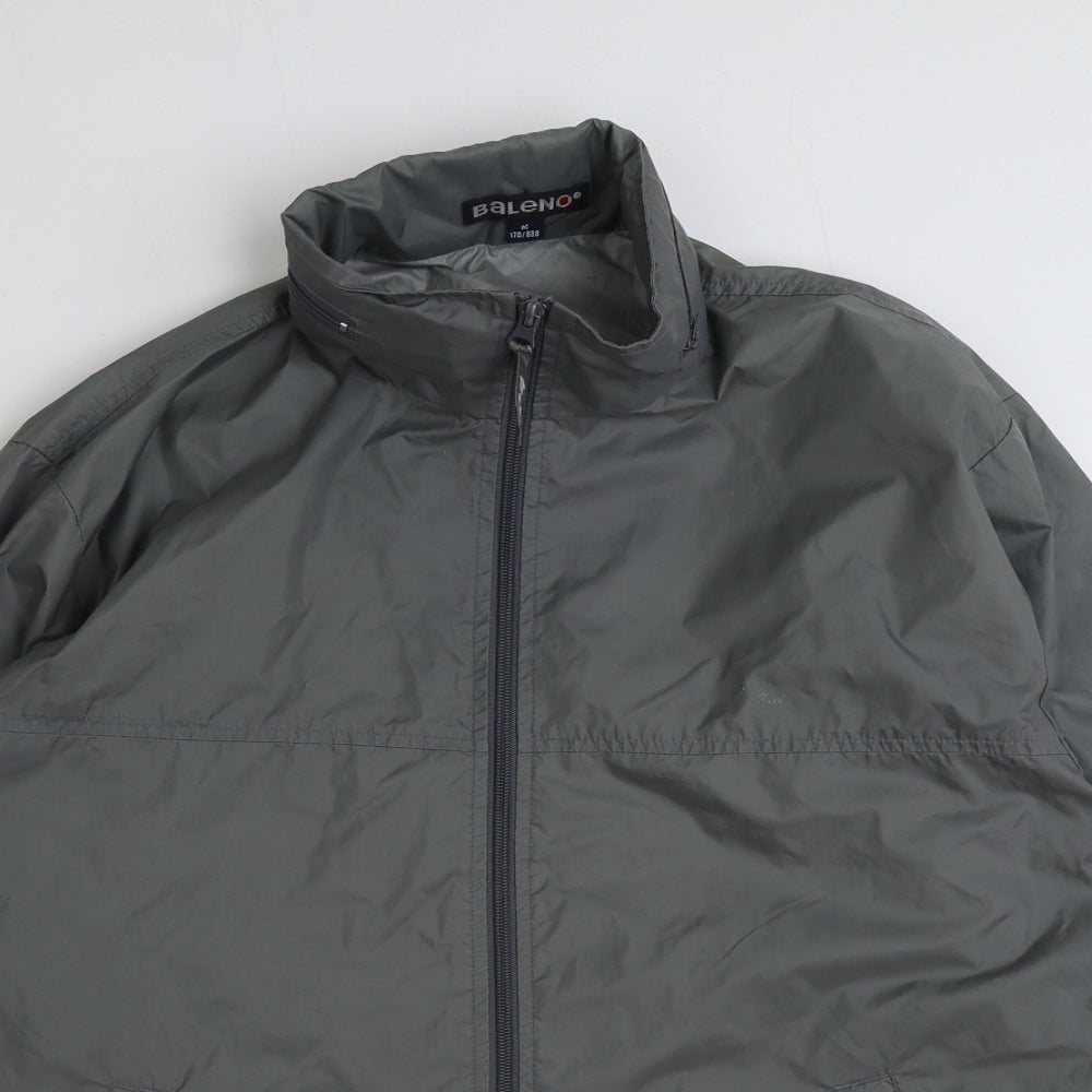 Baleno Mens Grey Rain Coat Coat Size M Zip