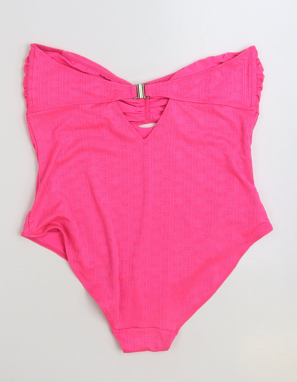 Matalan Womens Pink Polyester One Piece Size 20