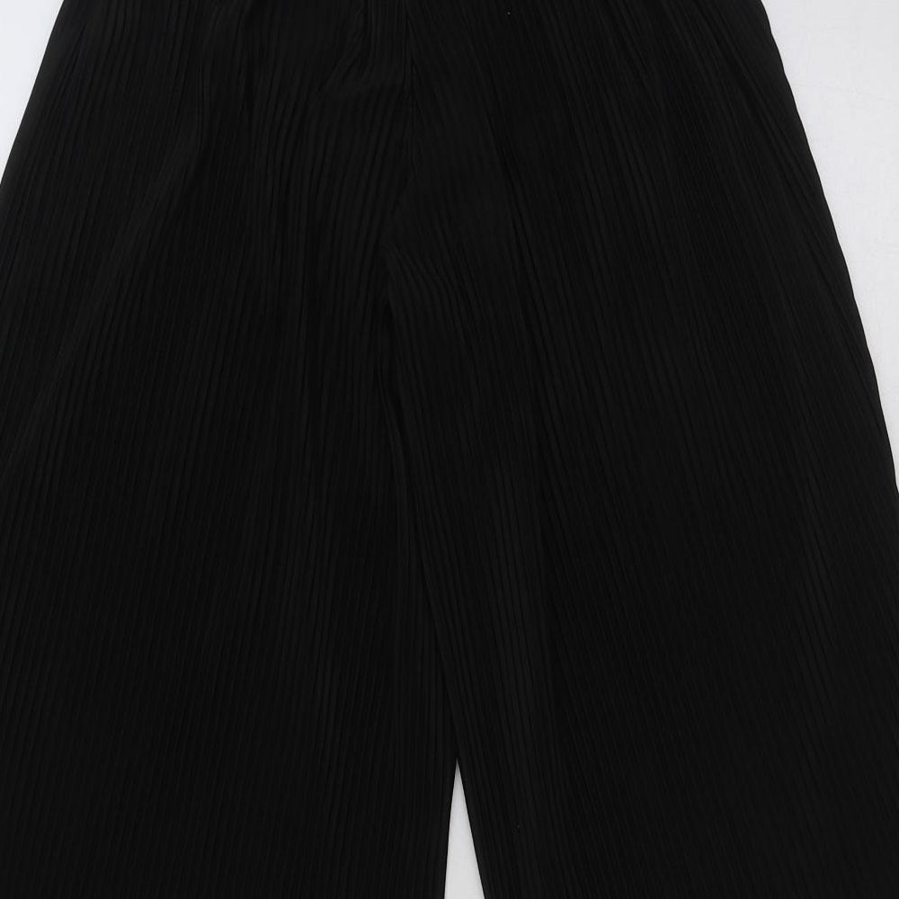ASOS Womens Black Polyester Trousers Size 4 L20 in Regular
