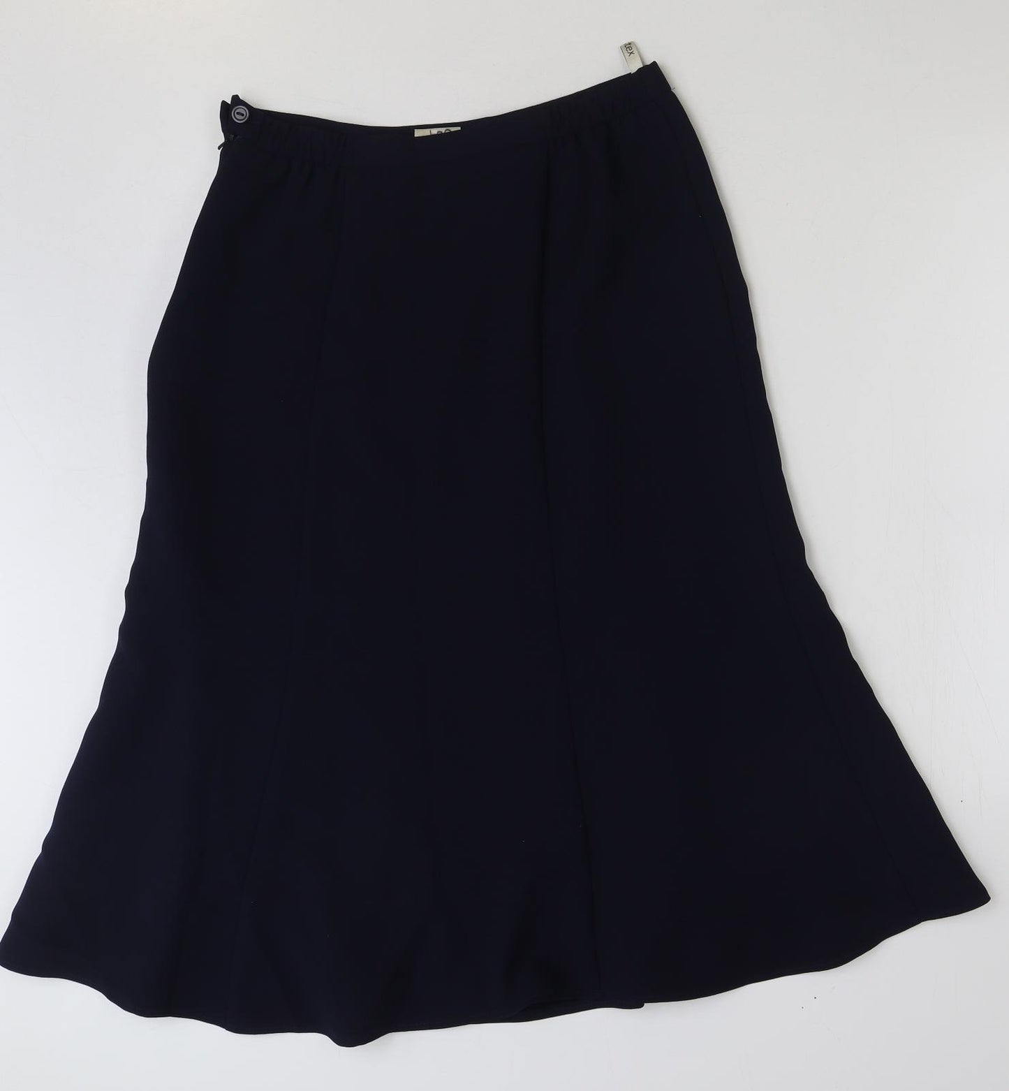 Eastex Womens Blue Polyester Straight & Pencil Skirt Size 12 Zip