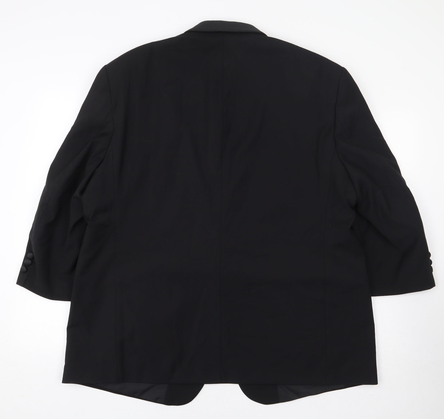 Marks and Spencer Mens Black Polyester Jacket Suit Jacket Size 46