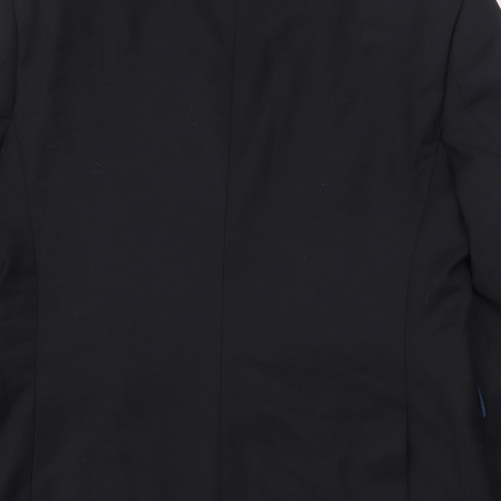 Burton Mens Black Polyester Jacket Suit Jacket Size 40