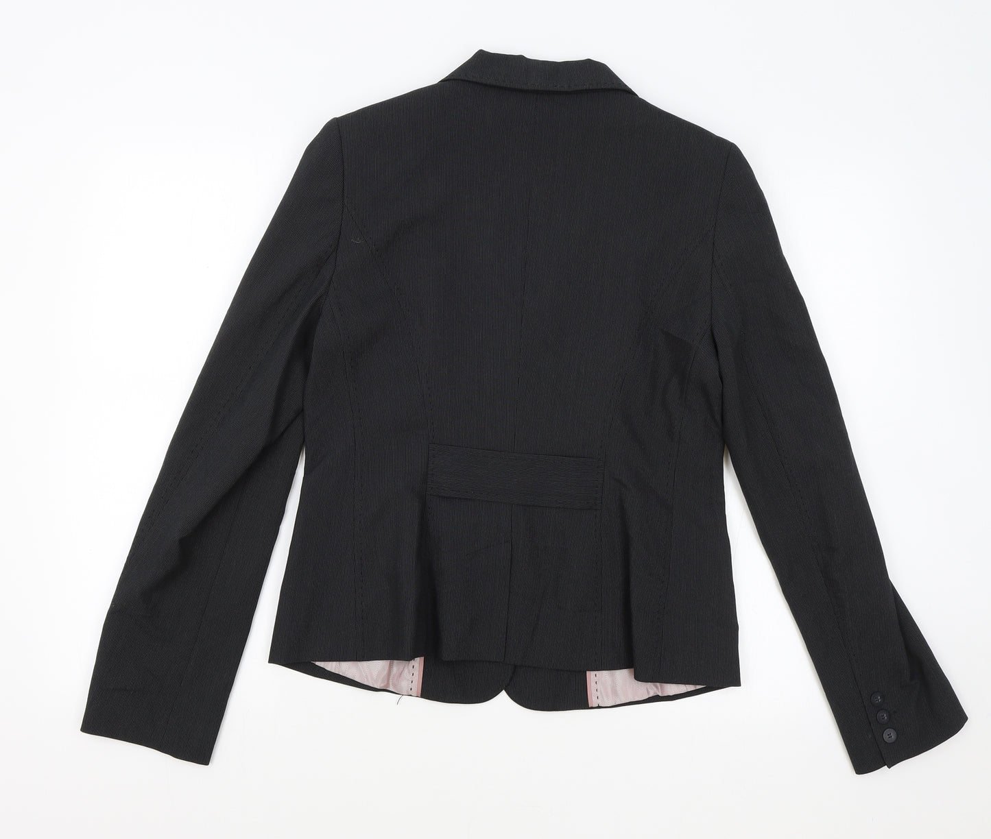 F&F Womens Black Jacket Blazer Size 14 Button