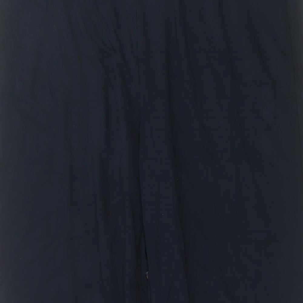 Marks and Spencer Womens Black Polyester Sweatpants Trousers Size 20 L30 in Regular