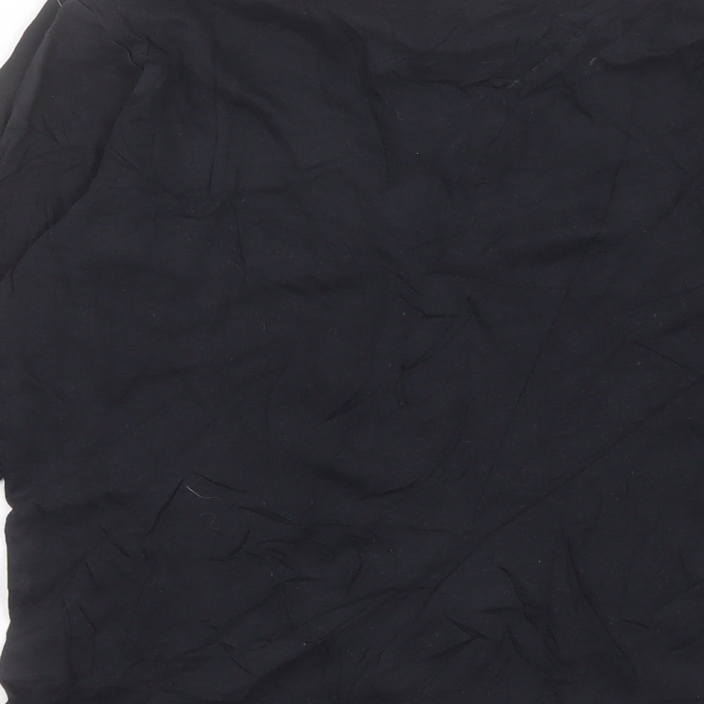 George Boys Black Cotton Basic Casual Size 12-13 Years Crew Neck Pullover - Online Vibes