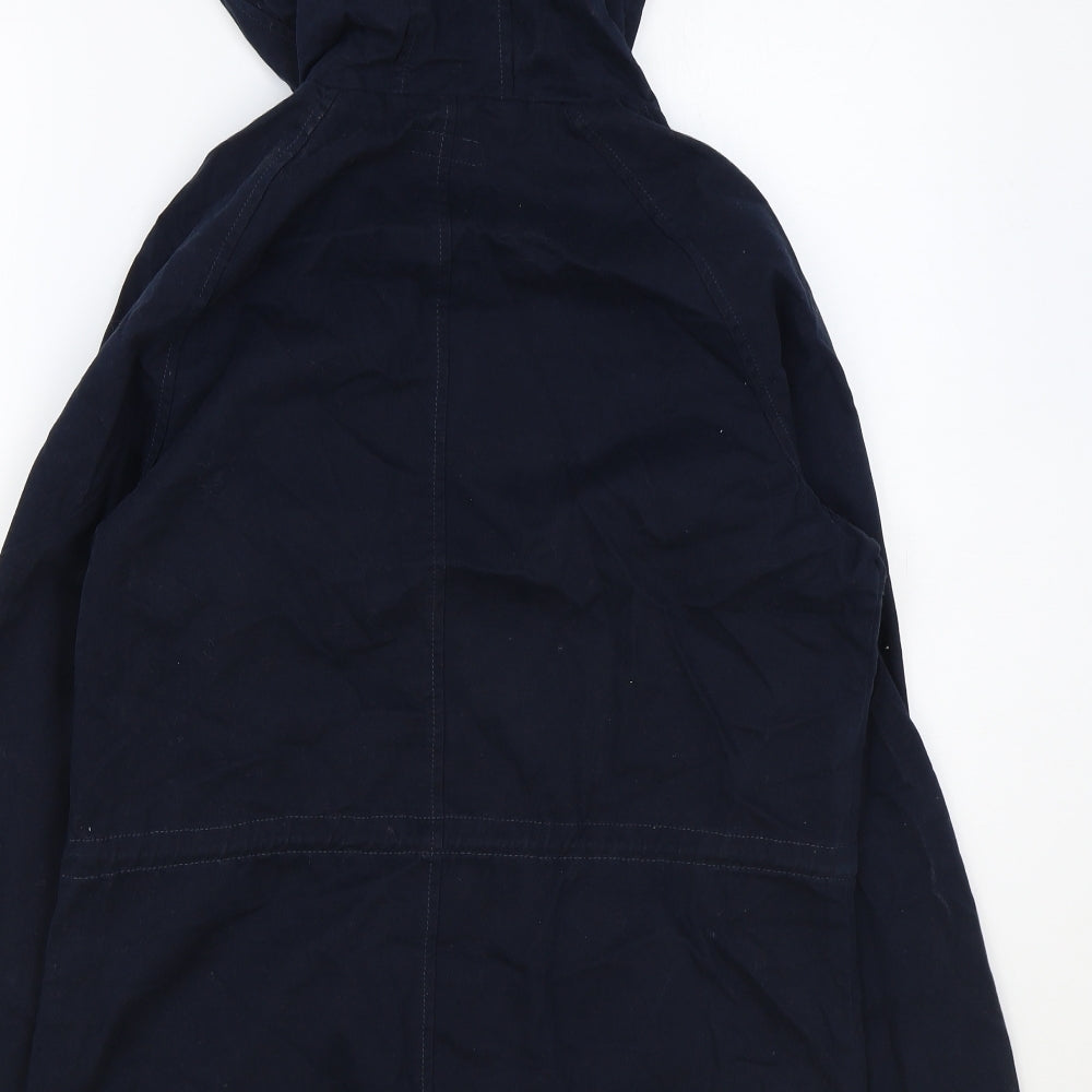 R Edition Womens Blue Jacket Coat Size 10 Zip