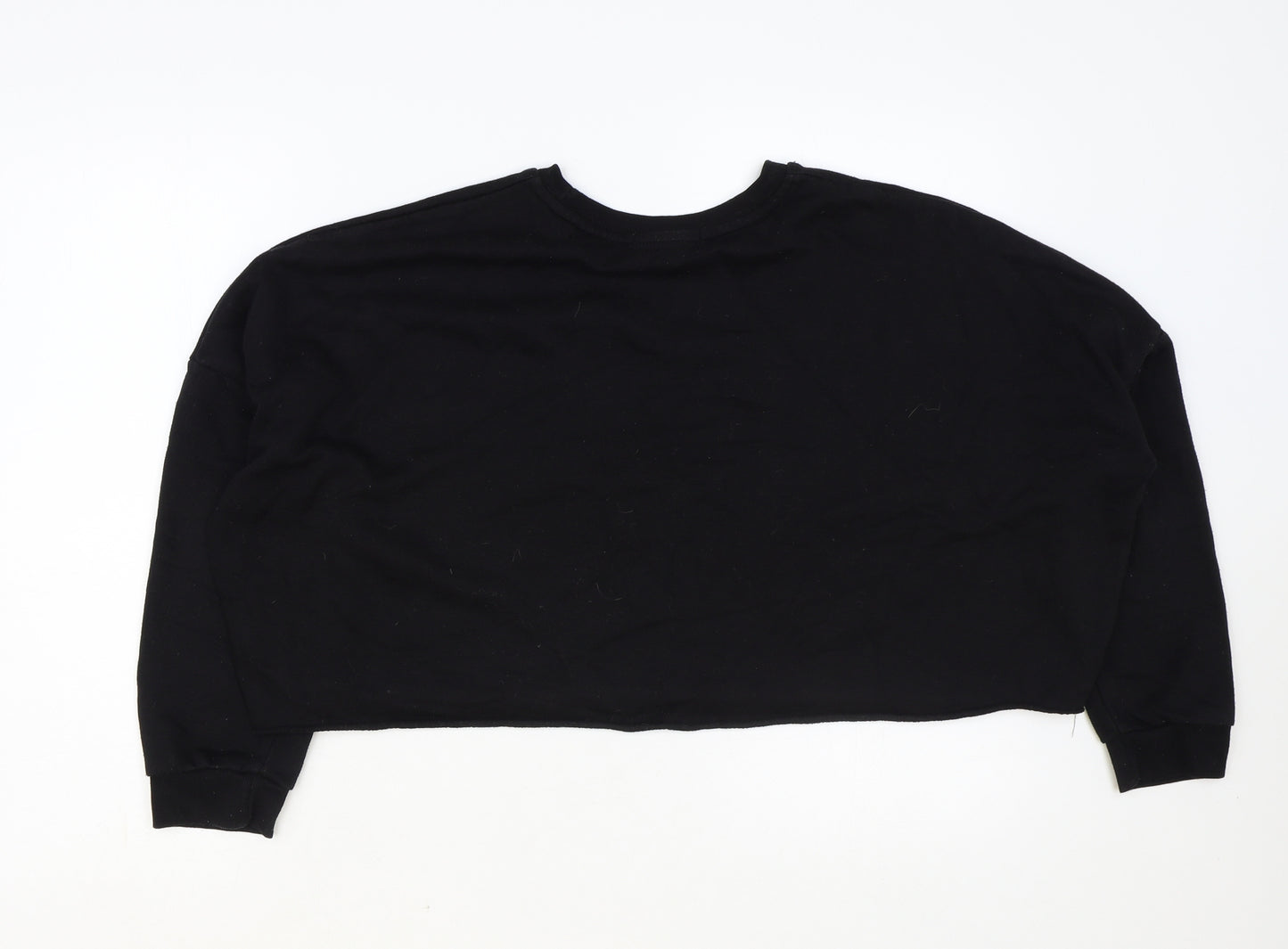 Primark Womens Black Polyester Pullover Sweatshirt Size M Pullover