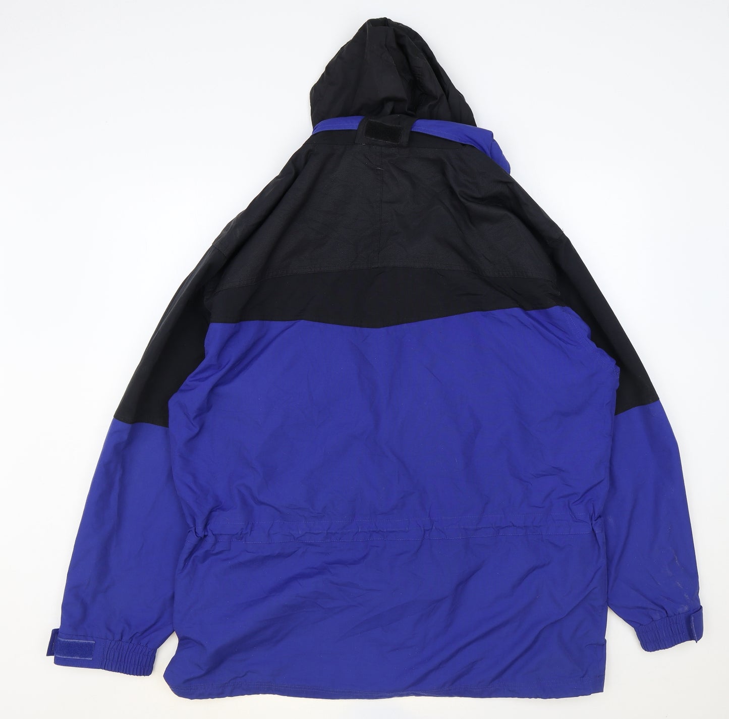 Kilmanock Mens Blue Rain Coat Coat Size L Zip