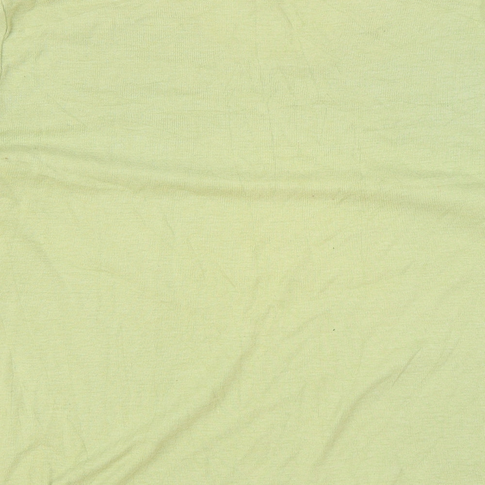 Essence Womens Green V-Neck Polyester Pullover Jumper Size 22