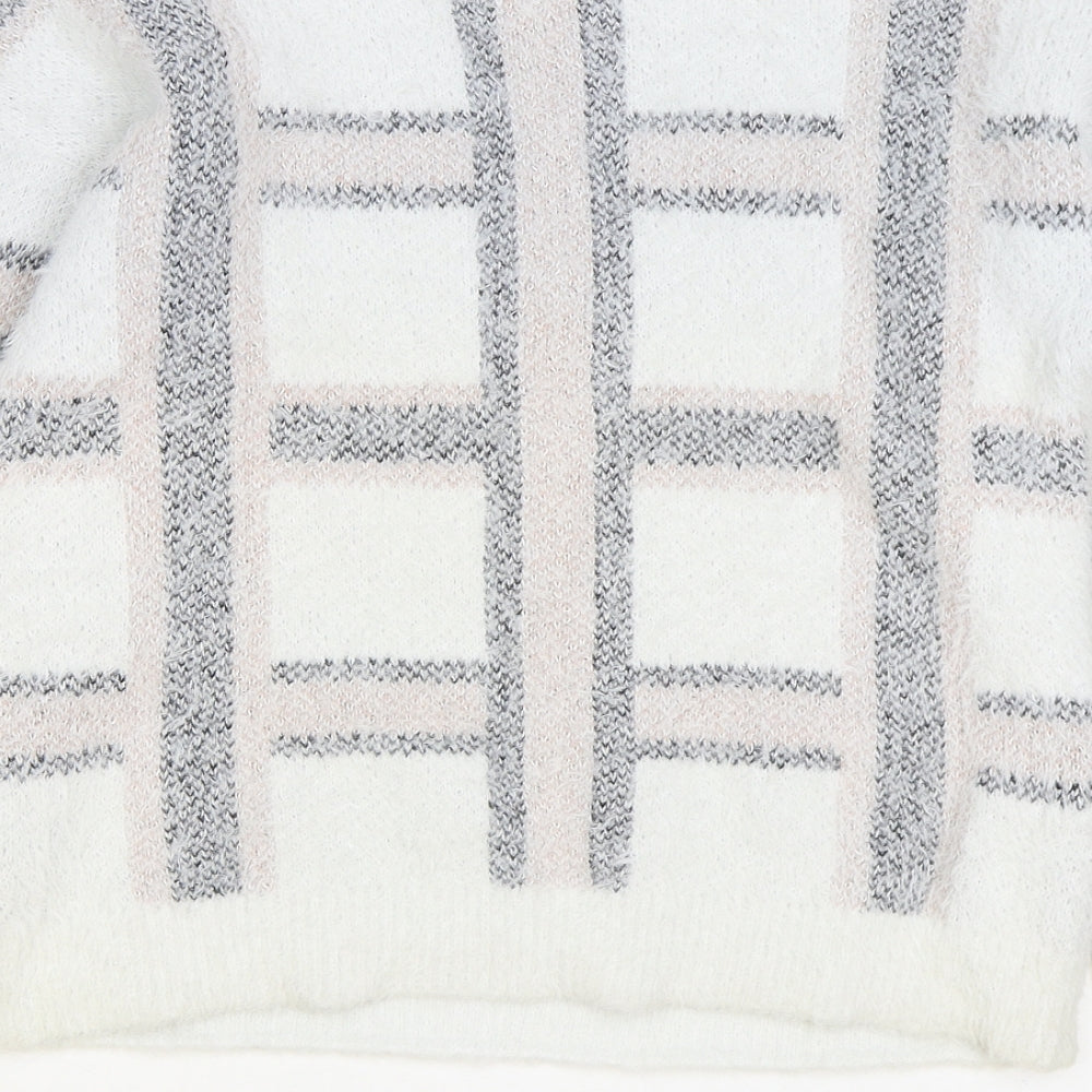 Firetrap Girls Multicoloured Round Neck Striped Polyester Pullover Jumper Size 11-12 Years Pullover