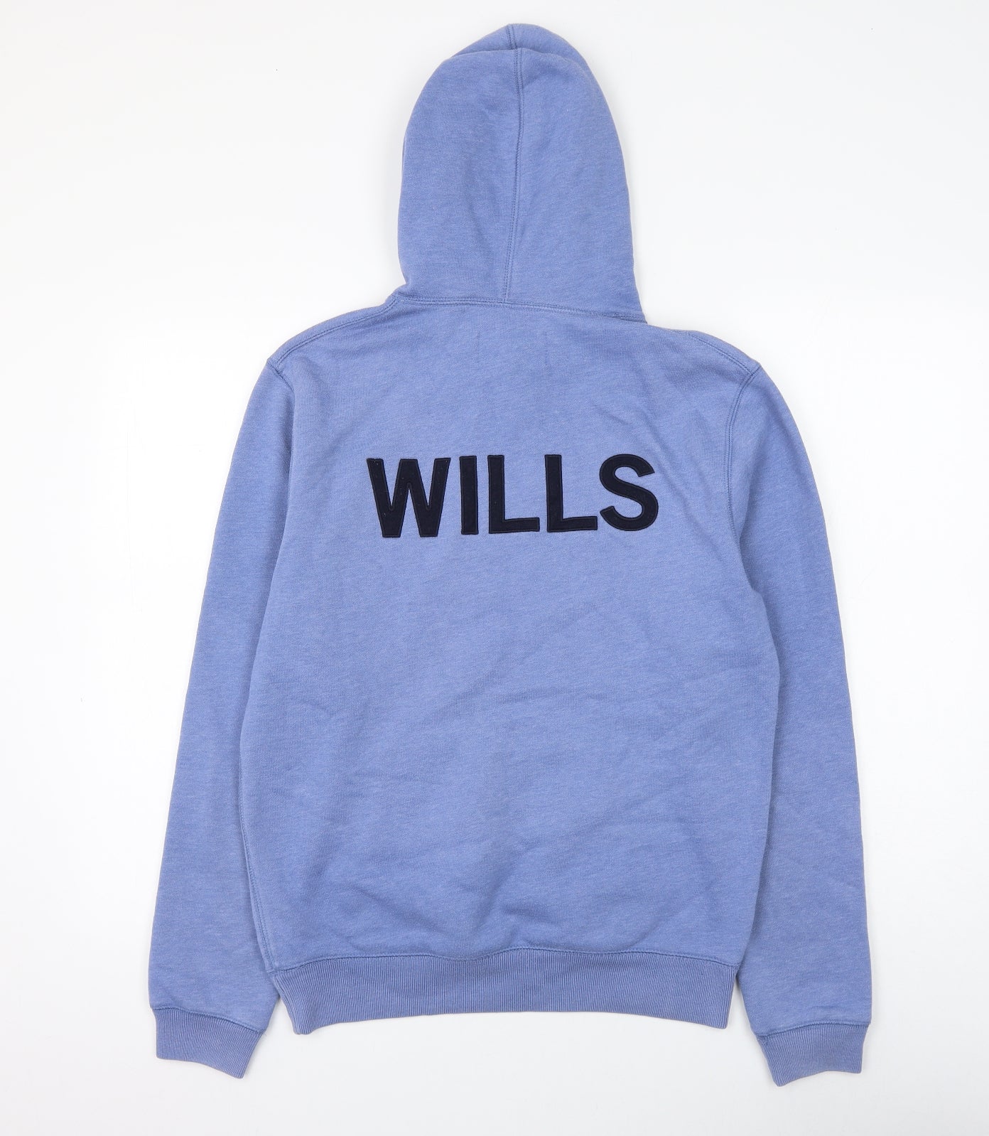 Jack Wills Mens Blue Cotton Pullover Hoodie Size S