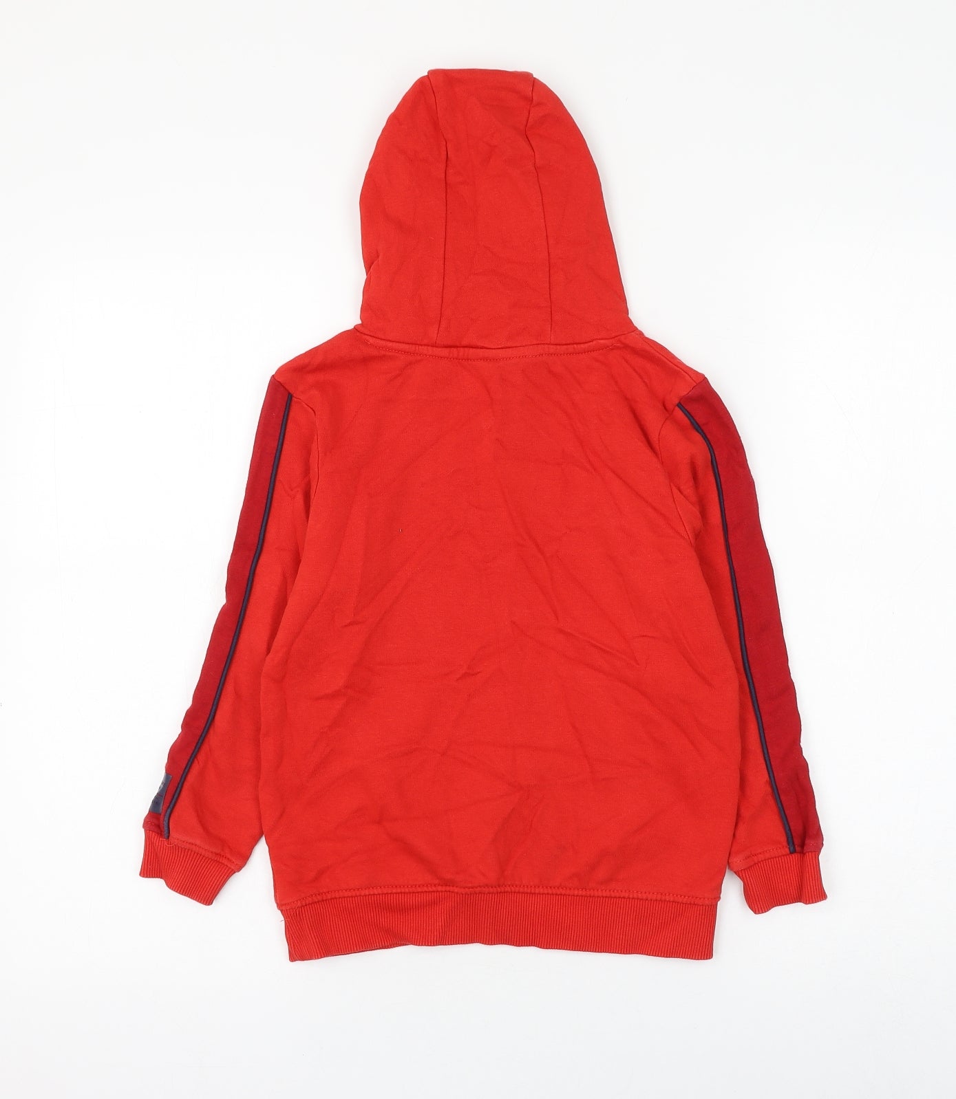 George Boys Red Cotton Pullover Hoodie Size 7-8 Years Pullover
