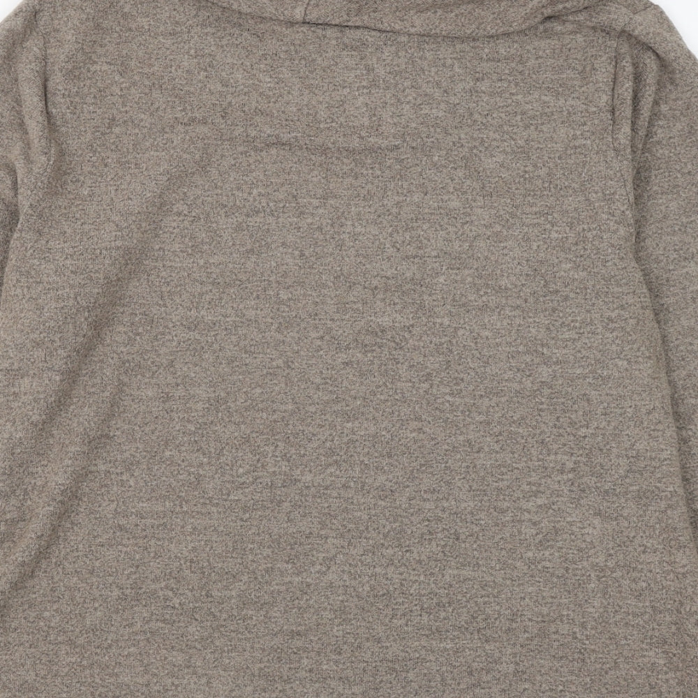 Tigi Womens Brown Polyester Pullover Sweatshirt Size 18 Pullover