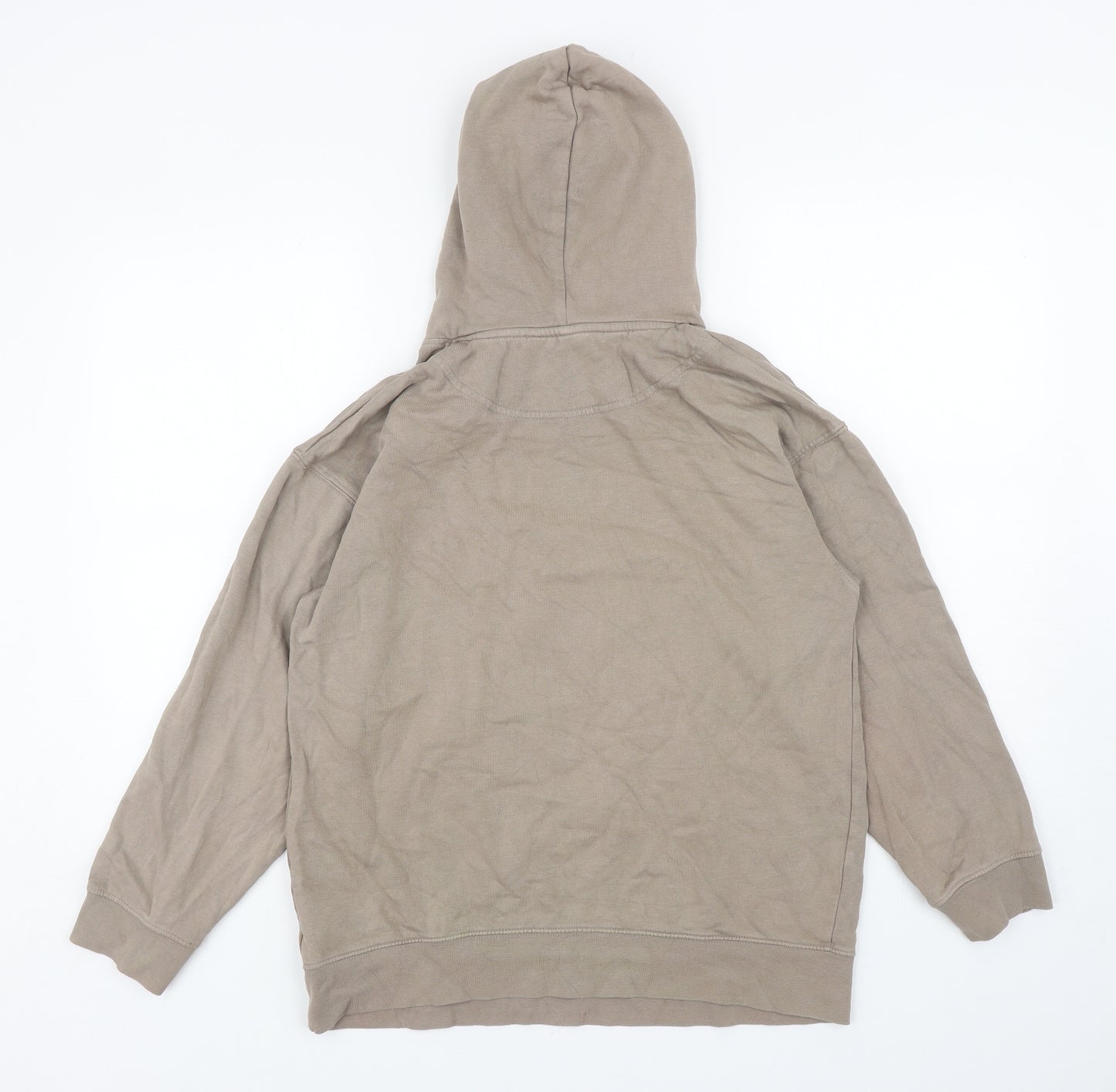 H&M Womens Brown Cotton Pullover Hoodie Size S Pullover