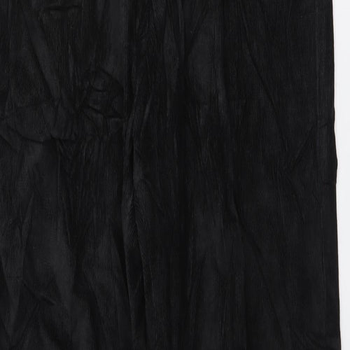 Marks and Spencer Mens Black Cotton Straight Jeans Size 34 in L31 in Regular Button